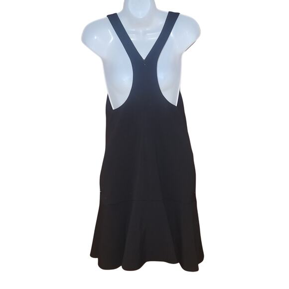 Wilfred Black Racerback Peplum Quatrain Dress sz2 Mini Dress Cocktail - Picture 3 of 4